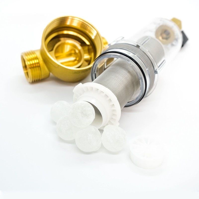 Reusable Whole House Spin Down Sediment Water Filter with Siliphos
