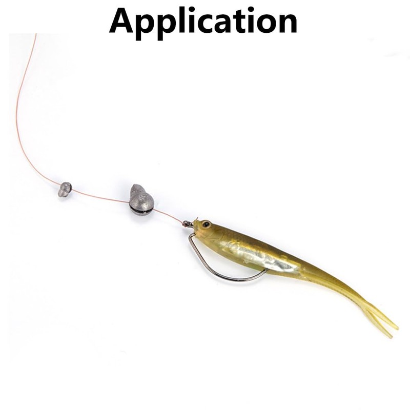 Detachable Sinker Drop, 100 Pieces Fishing Weight Assortment Set with