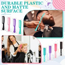 Baderke 200 Pcs Hair Brushes Bulk Combs Set for Homeless Individually Wrapped Bulk Brush Widen Combs for Curly Hair Suitable for Women Men Shelter Nursing Hotel Church Charity Supply(Multicolor)