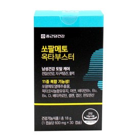 [1 month supply] Chong Kun Dang Health Saw Palmetto Octabooster Men's Health Prostate Health Nutrient, 30 tablets, 1 piece / [1개월분] 종근당건강 쏘팔메토 옥타부스터 남성건강 전립선 건강 영양제, 30정, 1개