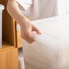 Sgoostood 15 QuartStackable Plastic Storage Bins with Lids,Container to Organize