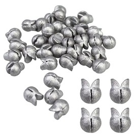 VINFUTIN 100pcs Round Split-Shot Removable Fishing Weights Sinker Lead Fishing Weights 5 Sizes Including 0.5g/0.8g/1g/1.5g/2g with Fishing Tackle Box (0.5g-100pcs)
