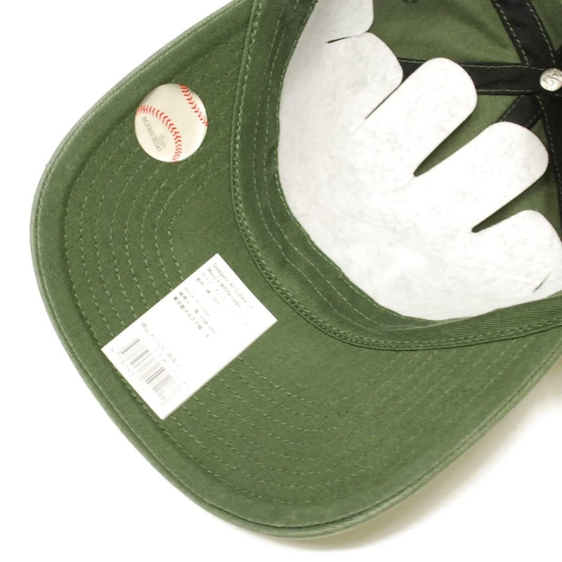 47 Dodgers 47 CLEAN UP Cap Moss B-RGW12GWSNL-MSG (Olive/FF/Men's, Lady's)