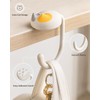 Cat Desk Hooks for Bags & Keys – 2-Pack Adhesive
