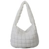 Puffer Tote Bag Women Quilted Shoulder Bags Puffy Bubble Pleated