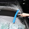 FOSHIO 15 inch Blue Windshield Squeegees, All-Purpose Streak-Free Silicone Squeegee