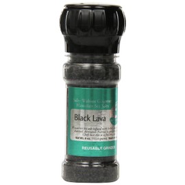 Salty Wahine Gourmet Hawaiian Sea Salts, Black Lava, 4 Ounce