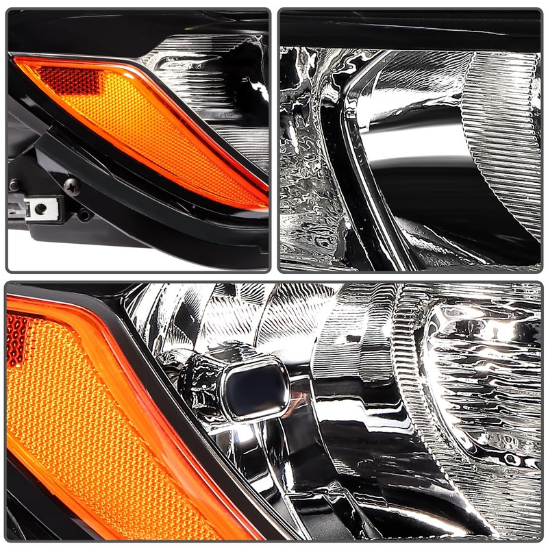 SELEAD Headlight Assembly Fit 2017-2021 for JEEP COMPASS Pair Headlights