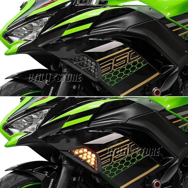 TST Industries LED Flush Mount Turn Signal For Ninja 300,