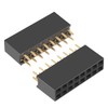 sourcing map Pack of 50 2.54 mm Pitch 2 x