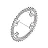 SHIMANO Piatto 34D-MS-FC-R8000 Ultegra x 50-34D
