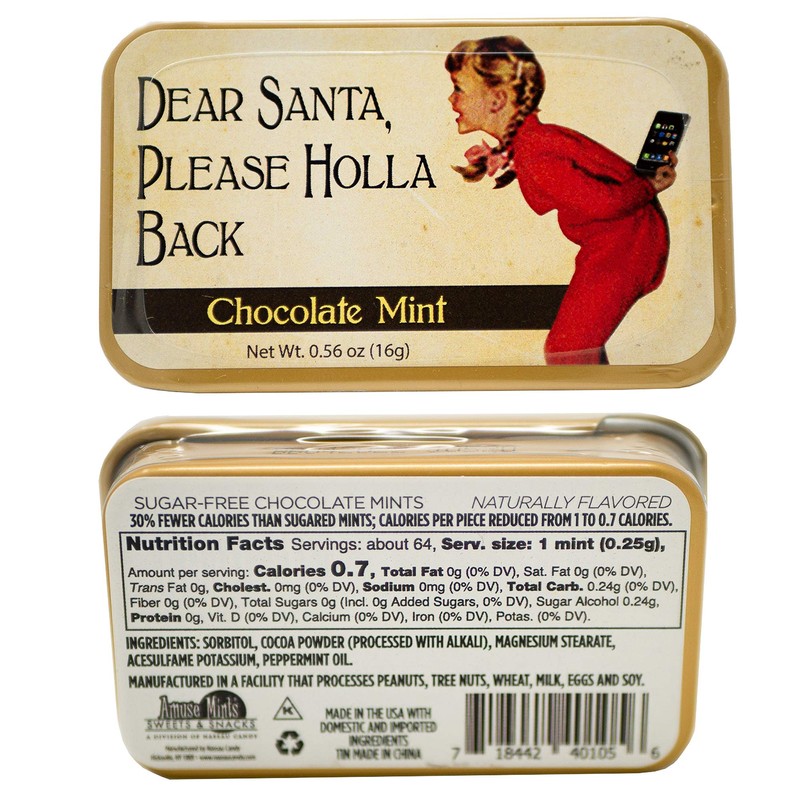 Novelty Christmas Mint Tins Gift (Set of 3) (Naughty Mints)