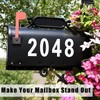 Reflective Mailbox Numbers for Outside - 30 Pcs Waterproof Mailbox
