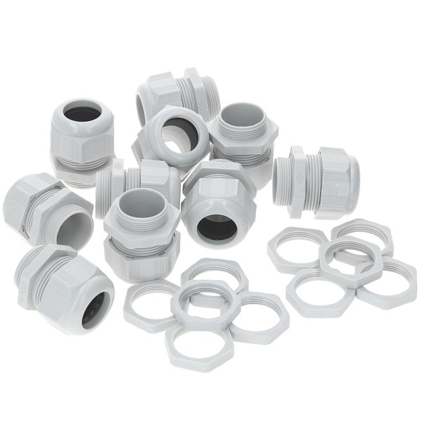 Pack of 10 Kalitec M20 Cable Gland Plastic 7.0-12 mm
