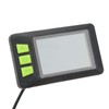 Electric Bike LCD Display Meter ABS 22.5mm 24V 36V 48V