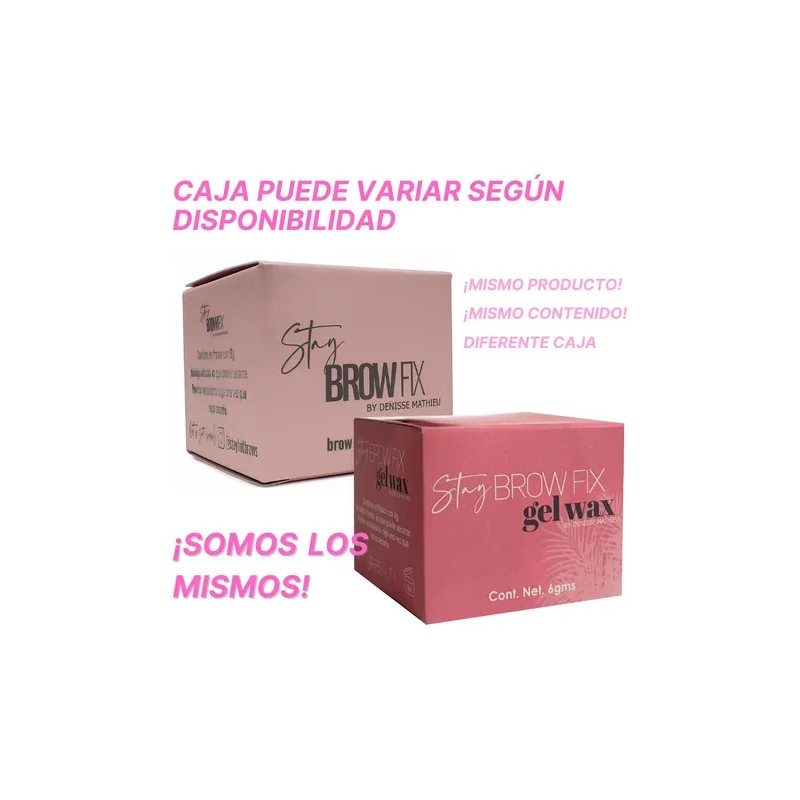 Fijador De Cejas Efecto Laminado Cera Gel Stay Brow Fix