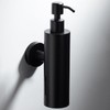 200ml Round Soap Dispenser WallMounted Shampoo Shower Gel Container Bathroom