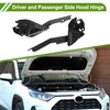 HOPESPANNER No.534100E060/534200E060 Hood Hinges for Toyota Highlander 2008-2013 Black Front
