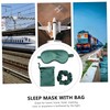 Baluue 3Pcs Silk Sleep Eye Mask Set with Hair Scrunchies