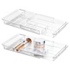 iDesign Makeup Storage Tray for Cosmetics or Jewelry, Set of
