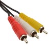 kenable 4 Pole 3.5mm Jack To 3 x RCA Composite
