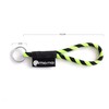 Mia Mai Tubular Lanyard (Yellow/Black, 15 cm), Key Ring Keyring