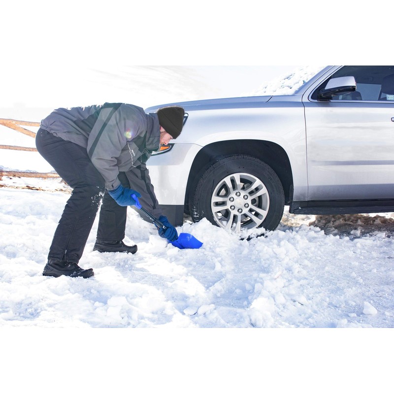 SubZero 17211 Auto Emergency Snow Shovel with Extendable Handle (Colors