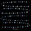 Iridescent 16th Polka Dot Star Garland Streamer Holographic Metallic Paper