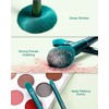 Eigshow Make-Up Brush Set, Pack of 8 Green, Pack of