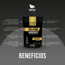 Creatina Monohidratada Pura 500 g, Ultra Pura, Sin Aditivos, 100 Porciones, Calidad Premium, Sabor Natural