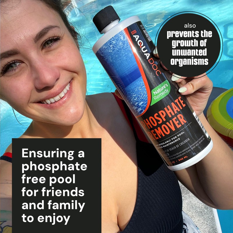Pool Phosphate Remover - Fast Acting, Maximum Strength Phosphate Removal