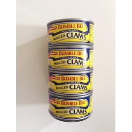 4 Set 4 Pack of Snow's Bumble Bee Minced Clams