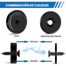 DIYMAG Imanes pequeños para refrigerador de 0.315 x 0.118 in, 100 imanes redondos pequeños para manualidades, nevera de níquel cepillado premium, la o