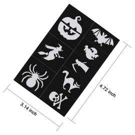 Maydear Face Painting Stencils for Kids (180 Designs) - Reusable,Soft and Easy to Stick Down Safe and Non-Toxic