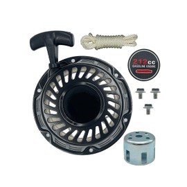 YAMAKATO 212 196 224 208 cc Recoil Pull Start Assembly w/Pulley Cup for Predator Champion Coleman Honda Westinghouse Firman Ryobi Simpson 5.5 6.5 hp Small Engines etc.