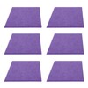 6Pcs Acoustic Absorption Panel Thickened Reduce Reverb SoundProof Padding Absorber(Purple