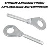 NTHREEAUTO Motorcycle Chain Adjuster Tensioner Metal Chain Axle Adjusters Compatible