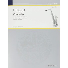 Concerto Sol majeur: cello (tenor saxophone) and orchestra. Réduction pour piano avec partie soliste.