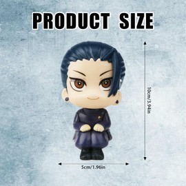 Anime Figures, 10 cm Mini Anime Figure, Cartoon Doll, Anime Model Statue, PVC Action Figure Toy, Desktop Ornaments Decoration, Collectibles Gifts for Anime Fans