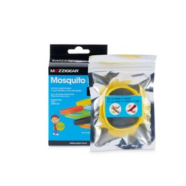 Mozzigear Mosquito Band for Kids 6 Pack - Citronella Oil Infused Waterproof Bug Bands & Wristband for Insects, Sandflies, Flies & Midges - Chemical Free and Deet Free