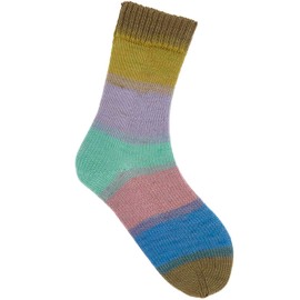 Rico Design Superba Cashmeri Luxury Socks, Sock Wool with Cashmere, 4-Ply Sock Yarn with Colour Gradient (29, Purple)