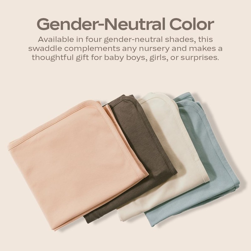 MON CHOU 100% Organic Pima Cotton Swaddle