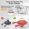 Houpeoro Universal Toilet Repair Kit for Inside Tank – Includes