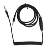 Coiled Headphone Cable Replacement Headset Sound Cord with Volume Key