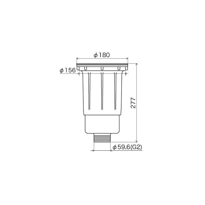 KVK ZY51 BL Type Sink Drain Valve