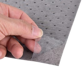 Aain 2 Pack Oil Absorbent Mat Pad,Economical Oil Absorbent Pads,Absorbs Liquids,150' L x 15" W,Gray