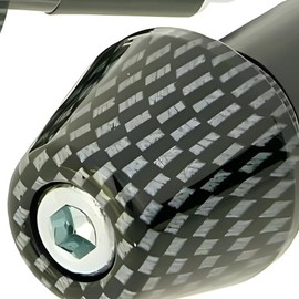 Handlebar ends short 17.5 mm – Vibration Dampener Carbon Look