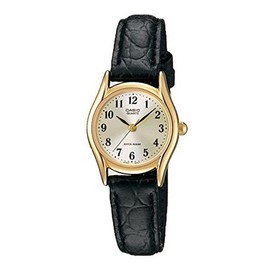 Casio LTP-1094Q-7B2 Women's Analog Basic Wristwatch, Black/Gold/Silver [Watch], Black, Waterproof