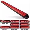AUTOXBERT LED Trailer Light Bar 16" Red Running Brake Sequential