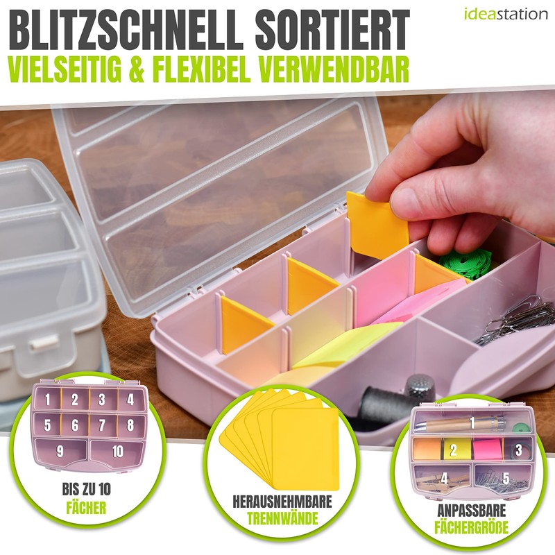 idea-station Sorting Box 3 Pieces / 19 x 15 cm